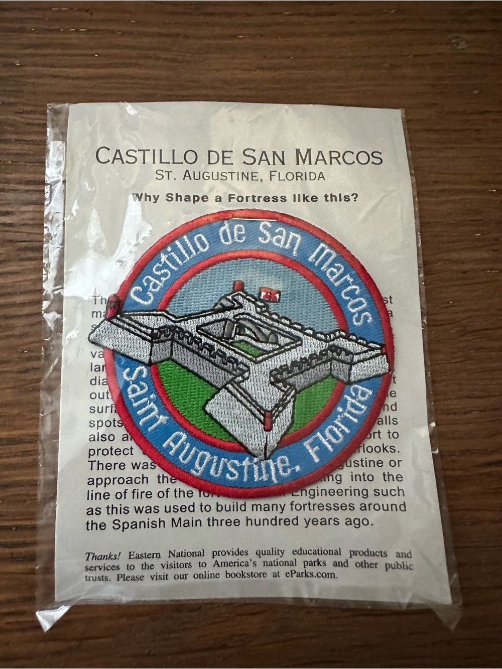 2010s Castillo de San Marcos patch State: Florida